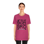 Pixelated Jesus Saves Bro