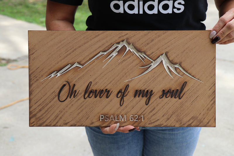 Oh Lover Of My Soul Plaque